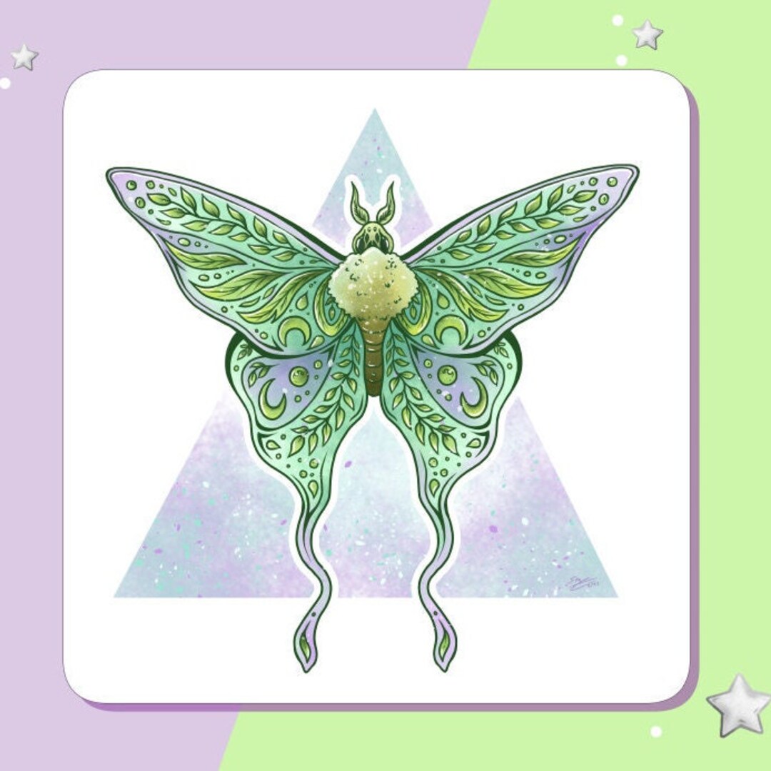 Art Print - Luna Moth - Etsy