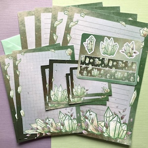 Bonito juego de letras, juego de letras de cristal, juego de 12 piezas para amigos por correspondencia