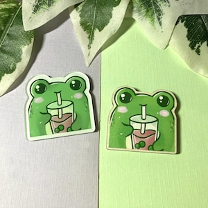 Boba Frog Fridge Magnet