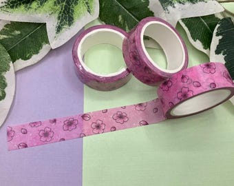 Cherry Blossom Washi Tape to decorate your Planners, Journal, Paper Crafts etc.
