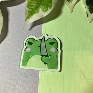 Knife Frog Fridge Magnet