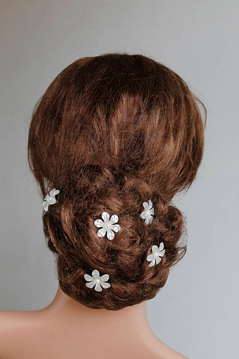 Ivory Pearl Hair Pins Wedding Updos Bridal Hair Clips Bun Etsy