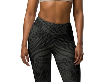 High-Waisted Black Yoga Leggings - Soft & Stretchy for Women
