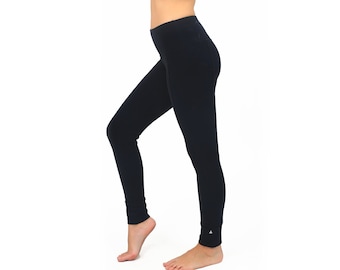 High-Quality Black Leggings, Women's Casual Trousers, Lycra Basic Tights - Iffi Creations