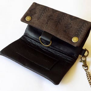 Brown Tobacco Pouch, Boho Tobacco Case, Tabak Wallet, Tribal Tobacco Pouch, Festival Accessories, Gift For Her, Tabakbeutel