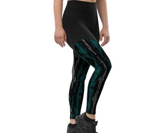 Tie-Dye Skater Leggings for Women - Soft, Comfy, and Squat Proof