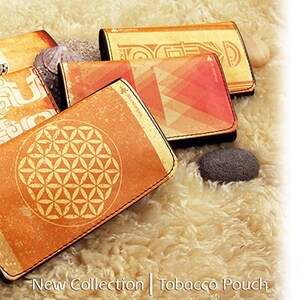 Drehbare Tabaktasche, Boho Style Etui, Leder Tabaktasche, Pfeifentasche Filtertasche, Tabakzubehör, Geschenk für Raucher