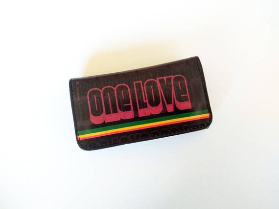 vegan tobacco One Love, Tobacco Case, Vegan Tobacco Pouch, Vegan Leather, Leather Tobacco  Pouch, Rolling Accessories, Smoking Accessories, Tobacco Bag