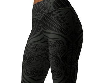 High-Waisted Black Yoga Leggings - Soft & Stretchy for Women