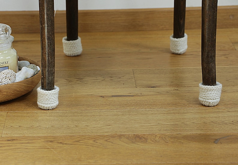 Floor Protector, 8 Wool Chair Protectors, Chair Leg Socks, Table Socks