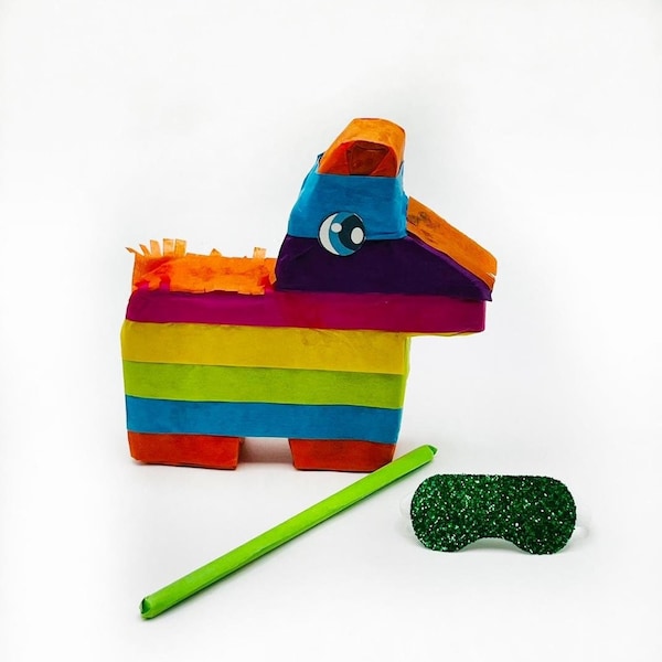 Elf Pinata For 12" Dolls Dollhouse Accessories Miniature Pinata Donkey Pretend Birthday Party Decorations Cake Toppers