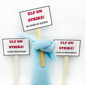 Elf Prop Elf on Strike Signs Printable - Il 300x300.5529715787 Gfmb