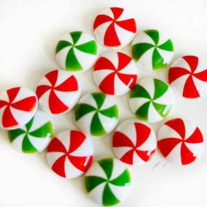 Kawaii Résine Miniature Menthe Poivrée Bonbons Flatbacks Faux Aliments Toppers Cabochons Shaker Artisanat Mini Alimentaire