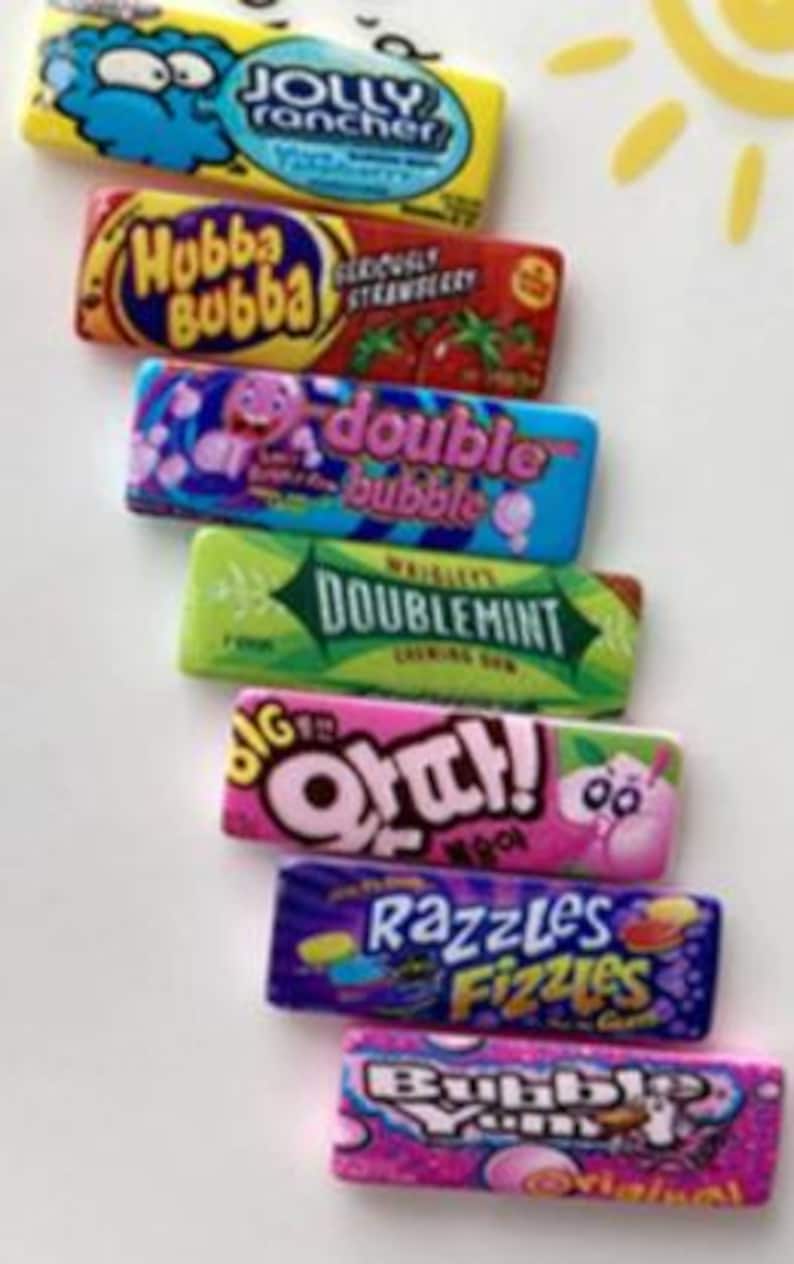 Elf Prop Candy: Miniature Resin Candy Bags 5 Pc Gum/Hard Candy