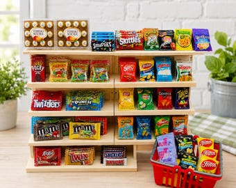 Miniature Snack Bags: 1/6 Scale Dollhouse Food, Elf Doll Props