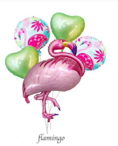 Luau Balloons Pineapple Flamingo Balloons Luau Decorations Happy Birthday Balloons Party Supplies