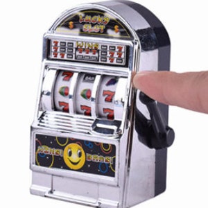 Elf Props Miniature Slot Machine Miniature Money 12 Doll Accessory ...