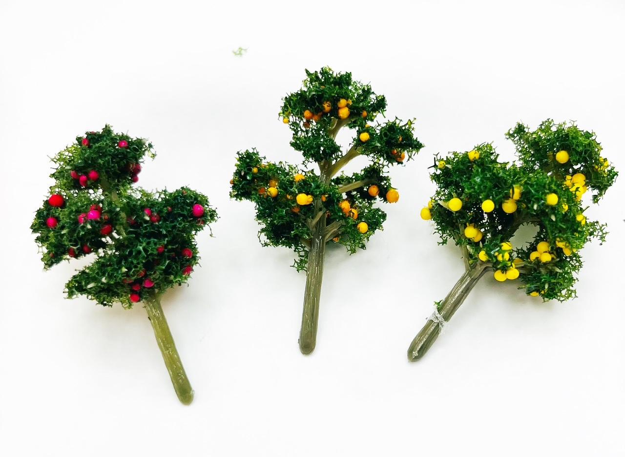 Abaodam Modèle De Pommier Miniature – Arbre En Résine Avec Pommes, Décor Pour Diorama, Maison De Poupée Ou Table De Sable (15,5 Cm)