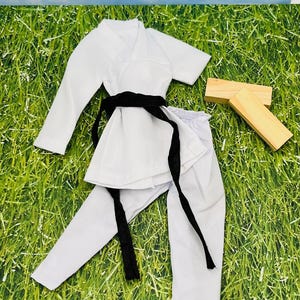 Elf Kit, Karate Outfi, Elf Prop Fits 12&quot; Dolls Christmas Elf Doll Clothes