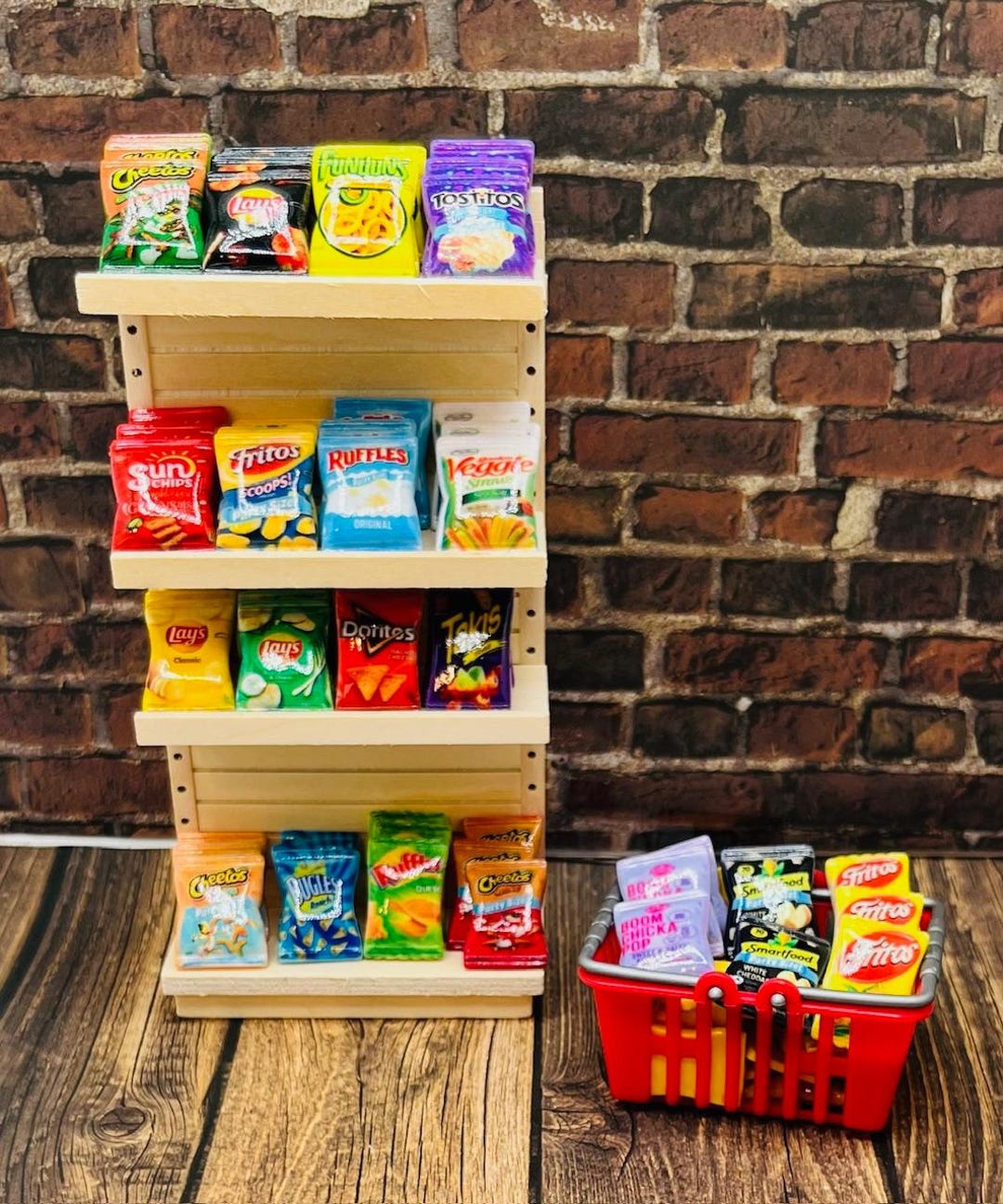 Miniature Snack Bags: 1/6 Scale Dollhouse Food, Elf Doll Props