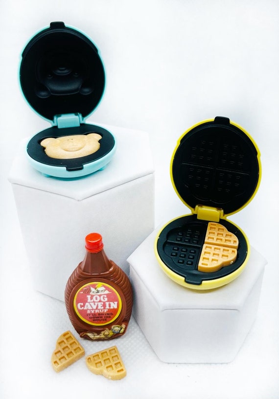 Elf Waffle & Syrup Props Elf Scene Dollhouse Accessories Cabochons Resin  Food 