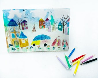 Dibujo artístico de elfos y lápices de colores en miniatura, accesorios para casas de muñecas, muebles en miniatura, suministros para manualidades