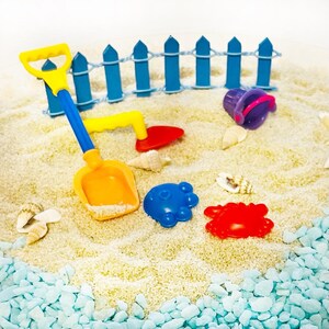 Miniature Beach Toys Dollhouse Accessory Mini Beach Shovel Bucket Fairy Garden Dioramas