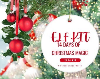 Elf Kit 2025 14 and 24 Days Of Christmas Magic, Elf Props