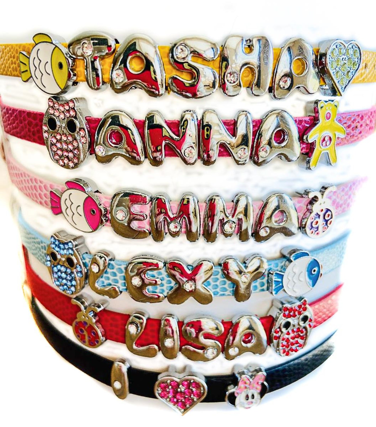 Personalized Kids Bracelets Birthday Party Favors Custom | Etsy