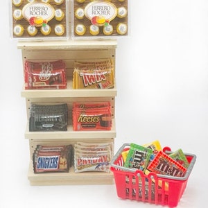 Elf Prop Candy Bars Miniature Doll Chocolate Bars