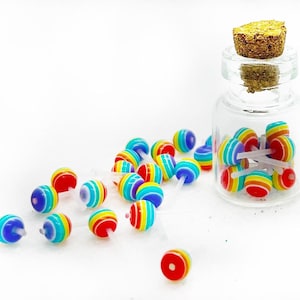 Kawaii 3D Resin Lollipop: Miniature Dollhouse Candy Store Crafts