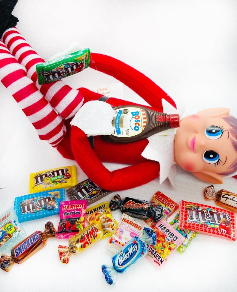 Elf Christmas Sugar Scene Elf Props Christmas Elf Food Candy Etsy