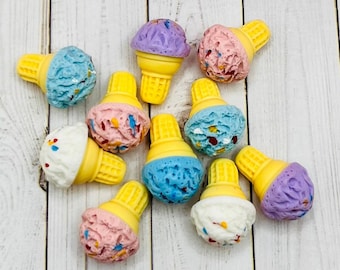Miniature Dollhouse Ice Cream Cones