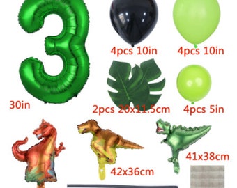 DIWULI Palloncino Dino Rosa XL - Compleanno Bambini