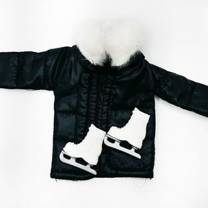 Elf Prop Doll Coat And Ice Skates Clothes For 12&quot; Dolls