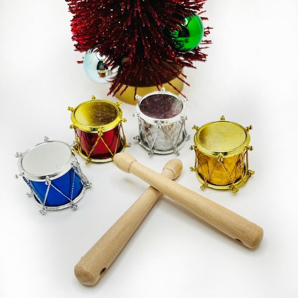 Elf Prop Drum Set And Drum Sticks Miniature Music Scene Dollhouse Accessories Miniature Microphone