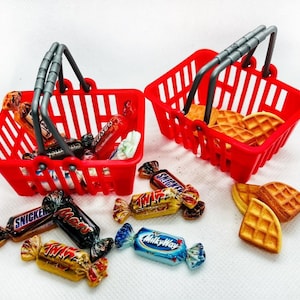 エルフのクリスマスショッピングカート エルフの小道具 クリスマスエルフの食べ物 キャンディアクセサリー ドールハウス スクラップブッキング