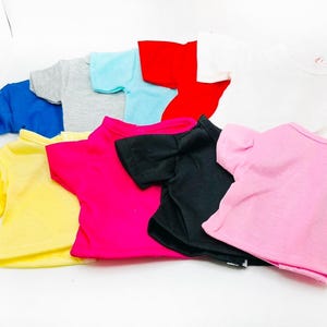 Custom T-Shirt For Labubu, 10/15/20 cm Cotton Doll T-Shirt, Personalized Text, Logo, Photo Top, Labubu Doll Shirt