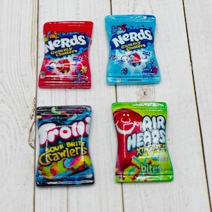 Elf Prop Candy: Miniature Resin Candy Bags 4 Pc Candy Set