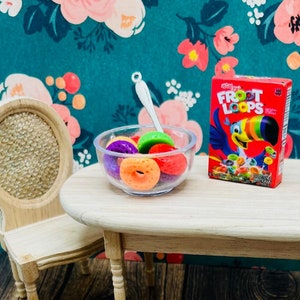 Elf Cereal Bowl Miniature Dollhouse Breakfast Bowl Mini Fake Food