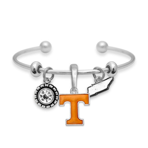 University of Tennessee Charm Bracelet College Jewelry | Etsy