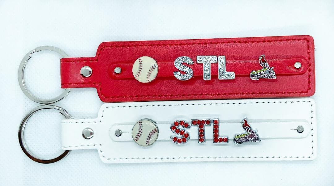 St. Louis Cardinals Personalized Keychain Key FOB Custom Etsy