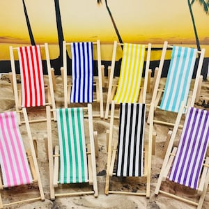 Miniature Beach Chair Fairy Garden Chair Dollhouse Accessory Beach Chair For Fairy Garden Terrarium Diorama