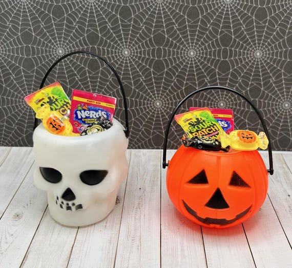ミニチュアハロウィーンキャンディバケツ：人形エルフの小道具