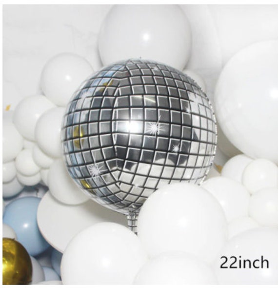 Disco Ball Roller Skate Boom Box Balloons 80's Party Disco Themed Party  Disco Birthday Party Decorations 