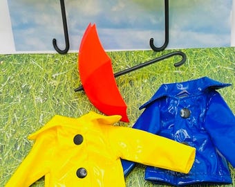 Elf Prop Raincoat And Umbrella Doll Clothes Doll Accessories