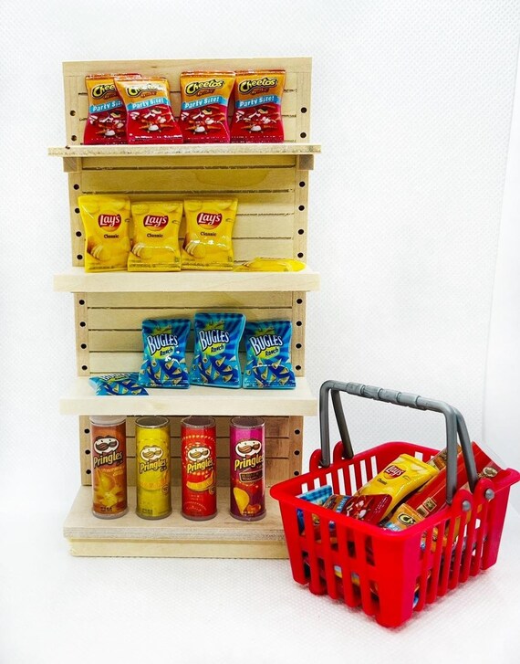 Elf Shopping Cart Miniature Potato Chips Resin Food Dollhouse Accessories Food for Dolls Etsy Canada