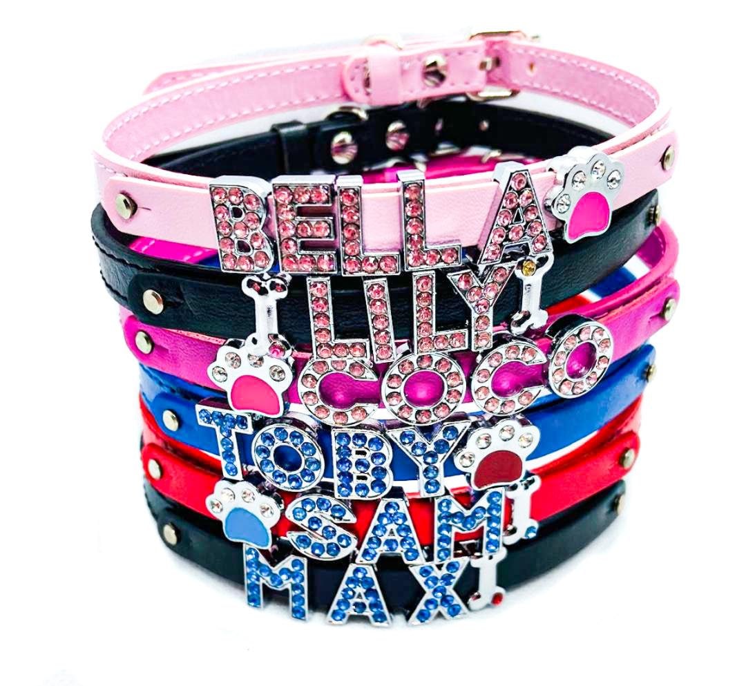 Collares de perro de nombre personalizado Collar de mascotas Etsy