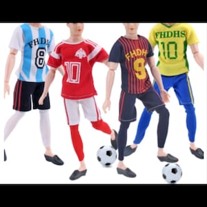 Elf Clothes 12&quot; Doll Soccer Clothes Elf Props Doll Accessories Soccer Apparel