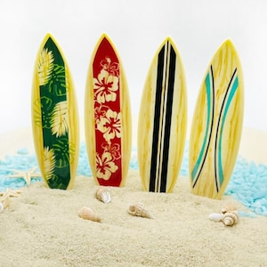 Miniature Surfboards Dollhouse Accessory Miniature Beach Crafts Terrariums Elf Prop Fairy Garden